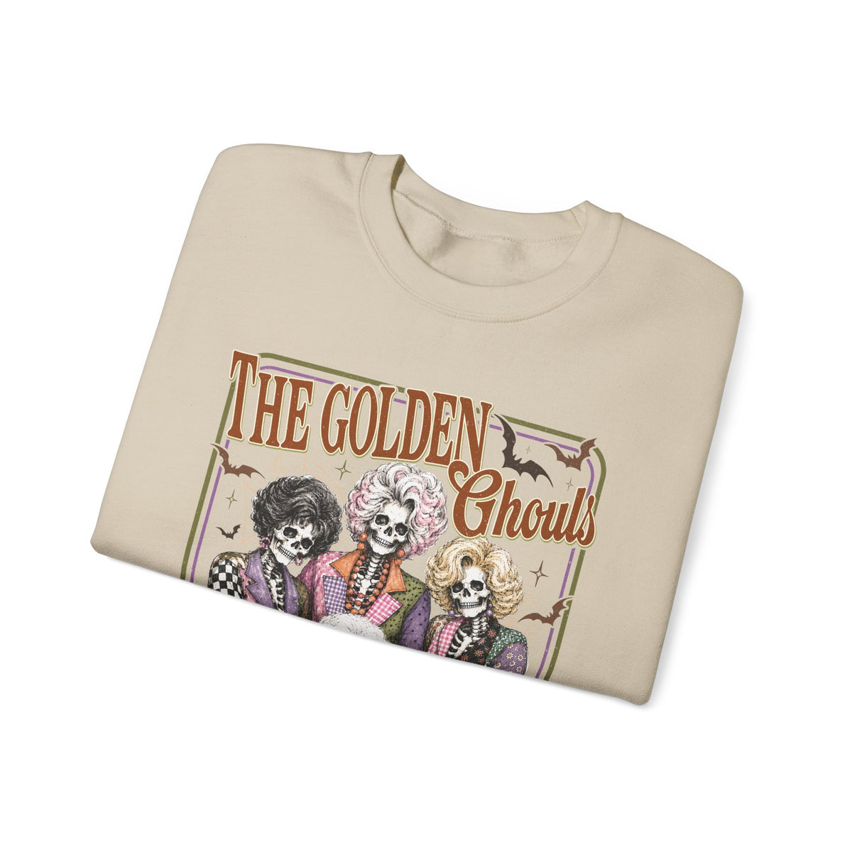 "The Golden Ghouls" Retro Skeleton Band Graphic
