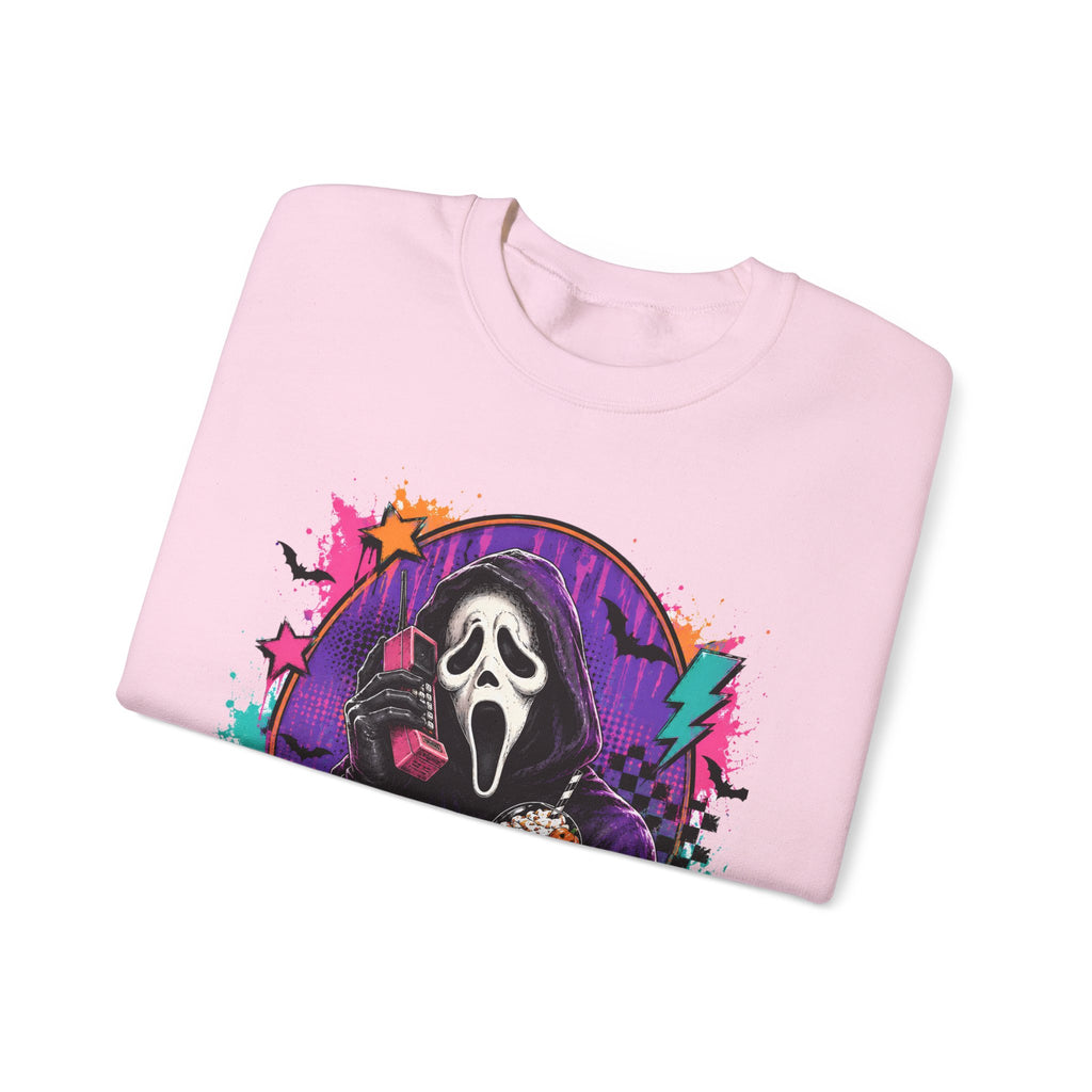 Ghostface Neon Halloween Crewneck Sweatshirt