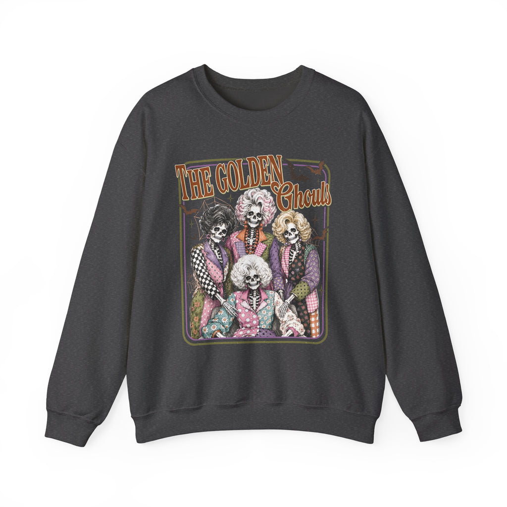 "The Golden Ghouls" Retro Skeleton Band Graphic