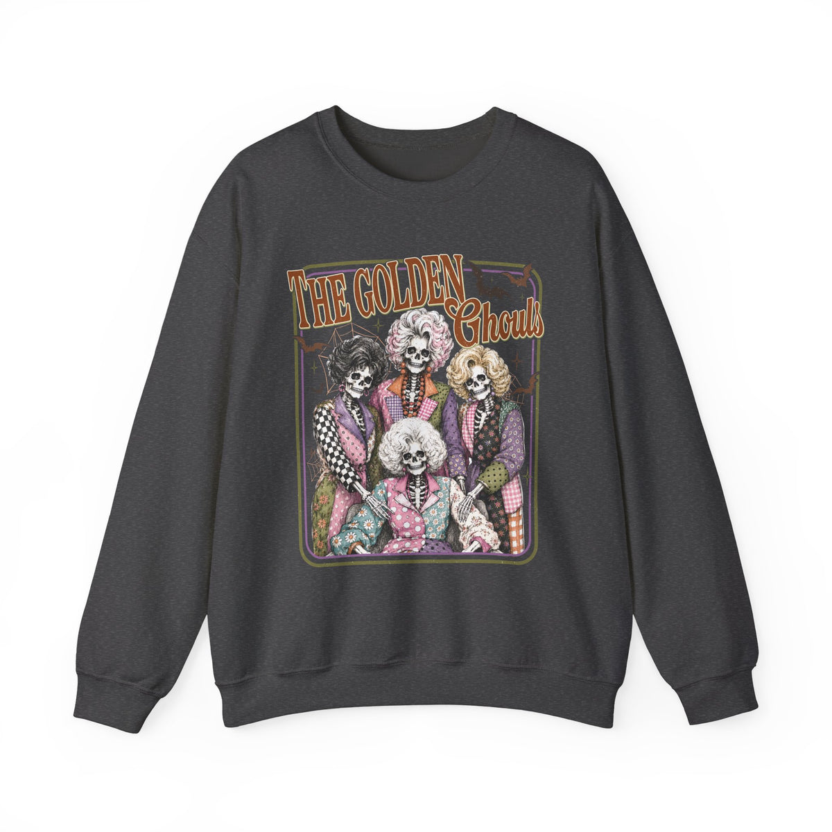 "The Golden Ghouls" Retro Skeleton Band Graphic
