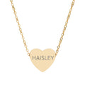 Heart Necklace (Engraving)