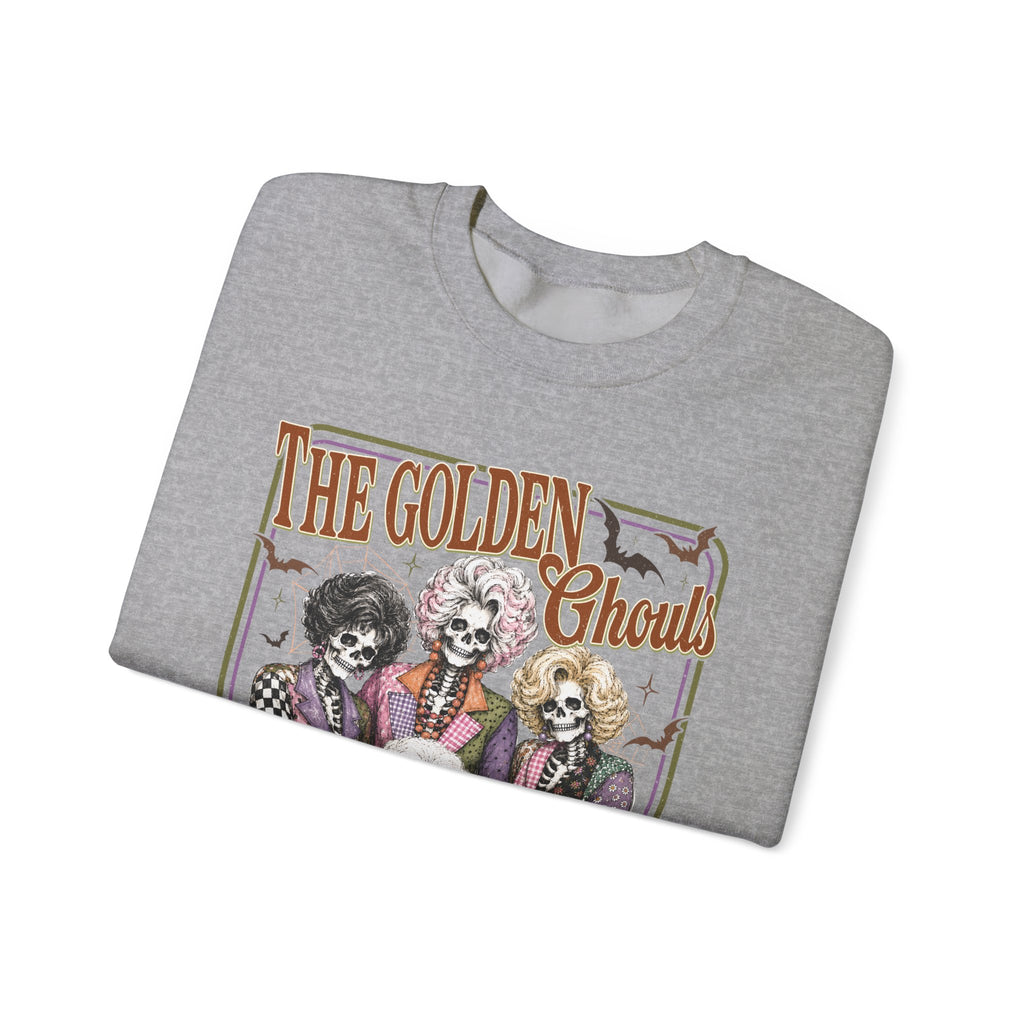 "The Golden Ghouls" Retro Skeleton Band Graphic