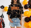 Embroidered Spooky Season Halloween T-Shirt