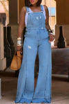 Curve Denim Jumpsuit