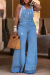 Curve Denim Jumpsuit