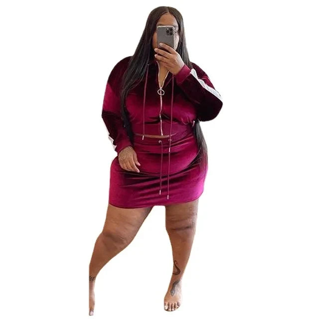Velvet Sweatsuit Set