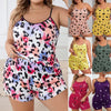 Plus Size Floral Summer Pajama Set