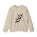Crewneck Sweatshirt — 'Bat Shit Crazy' Halloween Bat Graphic