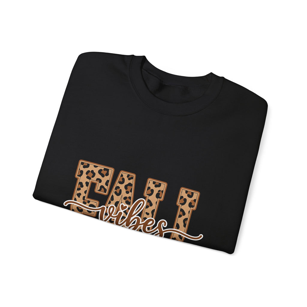 Fall Leopard 'Feels' Crewneck Sweatshirt