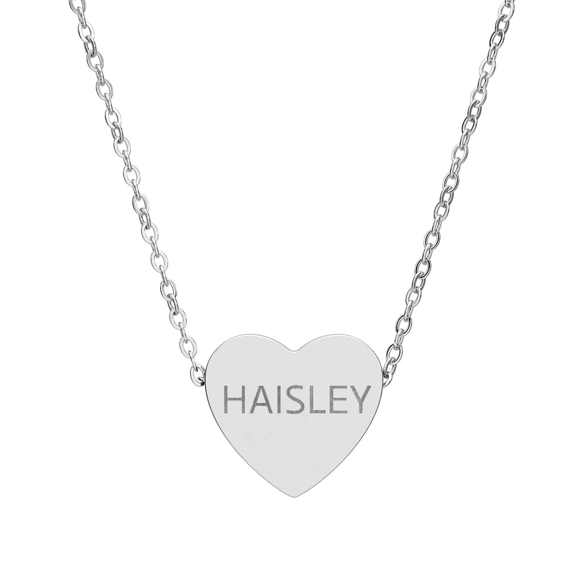 Heart Necklace (Engraving)