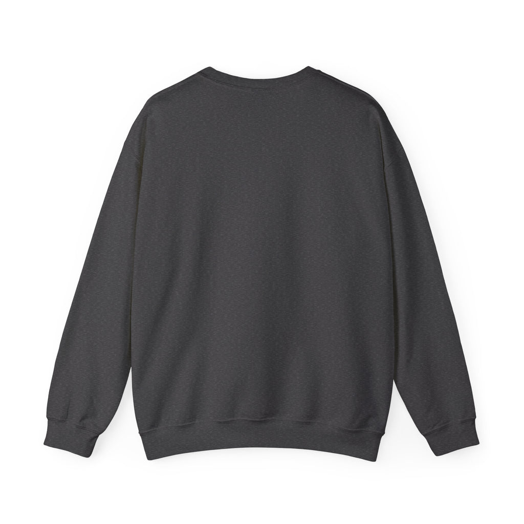 Crewneck Sweatshirt — "Brew Day Keeps the Witch Away" Halloween Coffee Witch Pullover