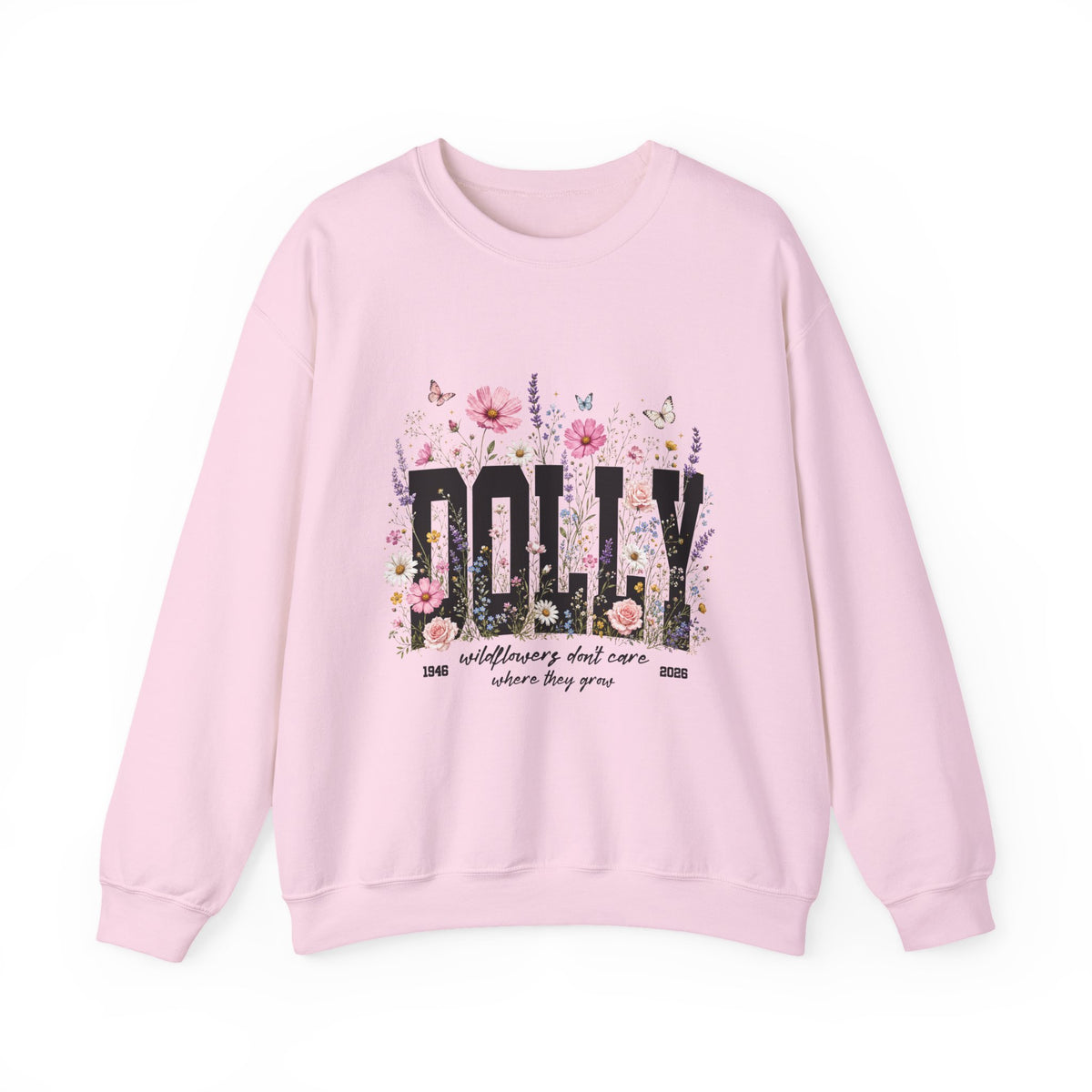 Mom Floral Crewneck Sweatshirt — Floral 'MOM' Garden Design, Mother's Day Gift