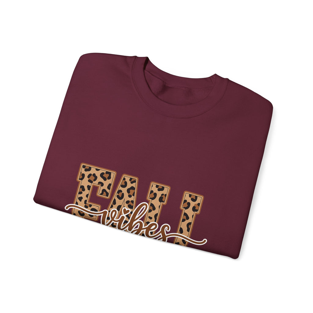 Fall Leopard 'Feels' Crewneck Sweatshirt
