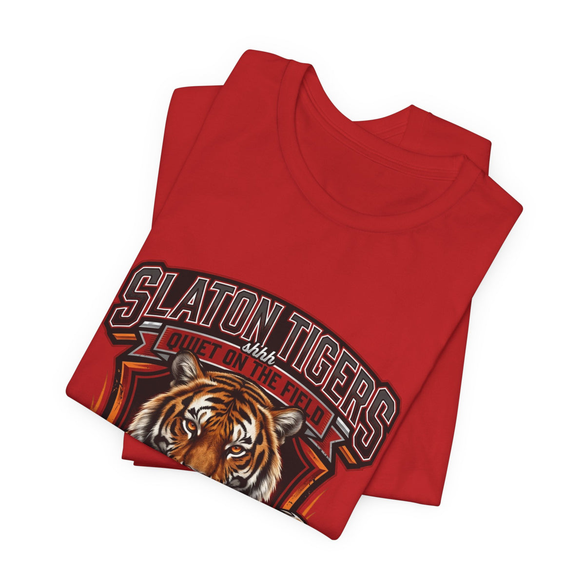 Slaton Tigers Mascot T-Shirt — Bold Vintage Tiger School Spirit Tee