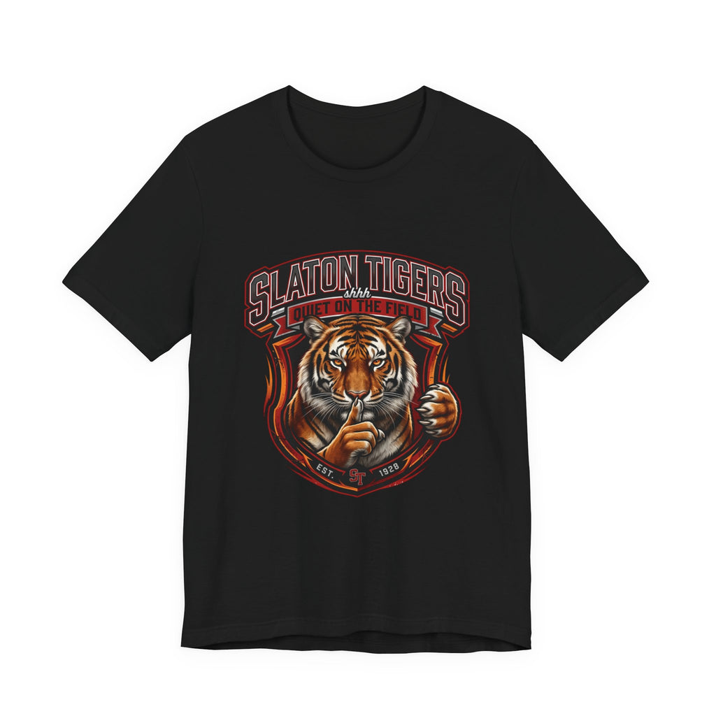 Slaton Tigers Mascot T-Shirt — Bold Vintage Tiger School Spirit Tee