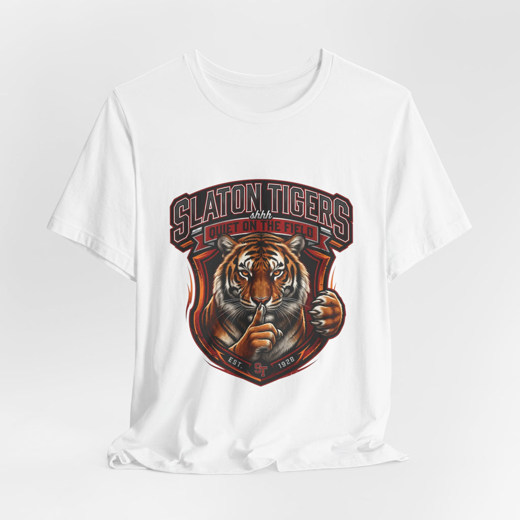 Slaton Tigers Mascot T-Shirt — Bold Vintage Tiger School Spirit Tee