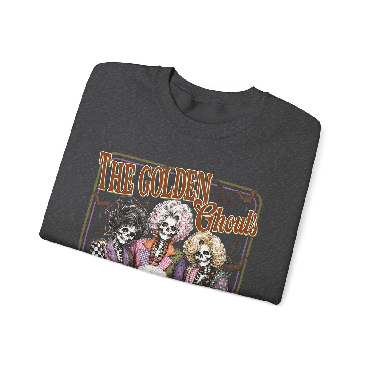 "The Golden Ghouls" Retro Skeleton Band Graphic