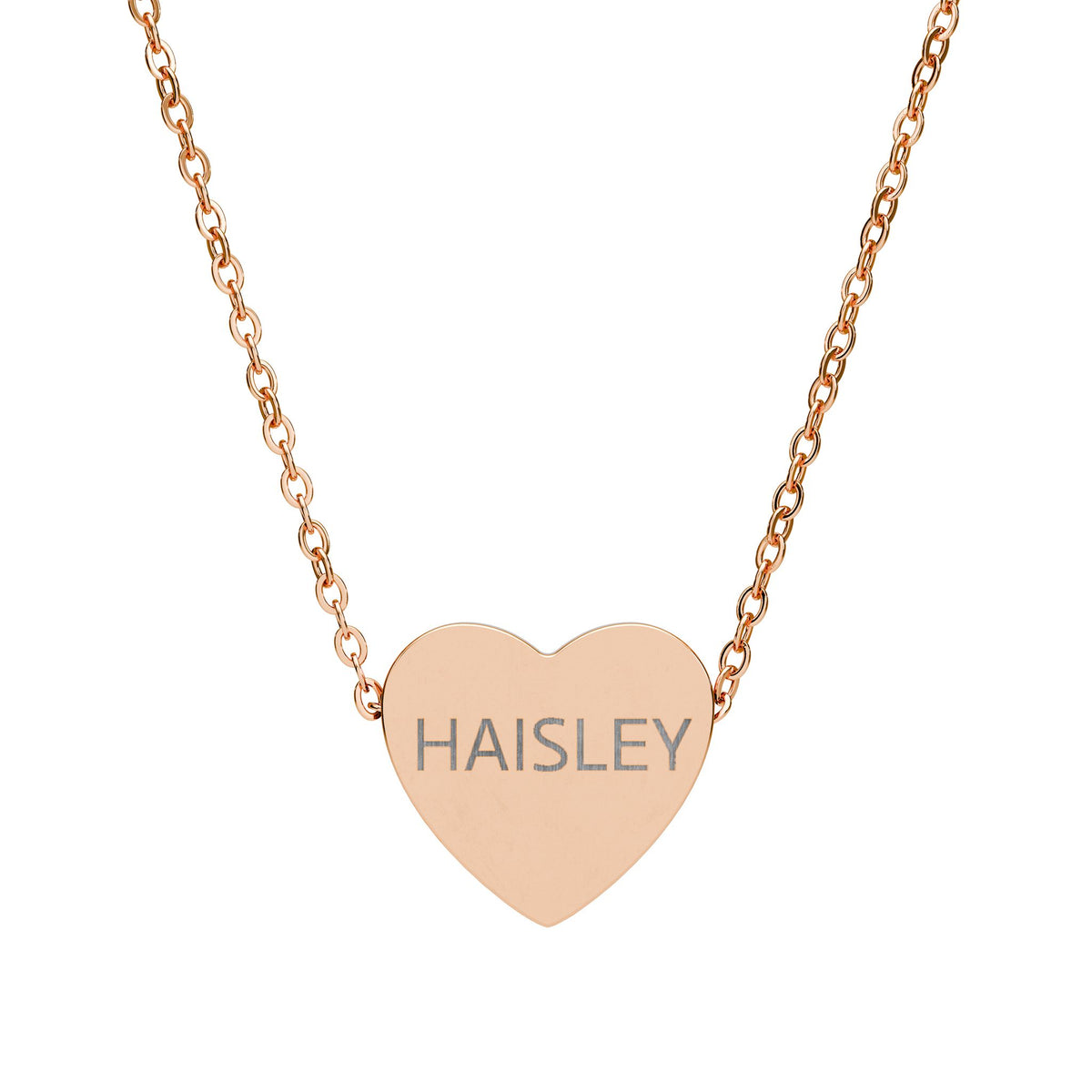 Heart Necklace (Engraving)
