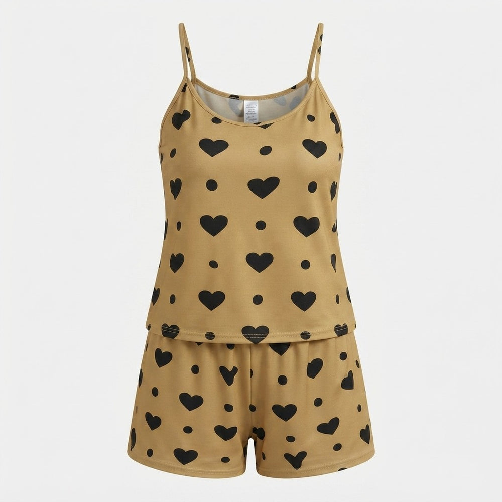 Plus Size Floral Summer Pajama Set
